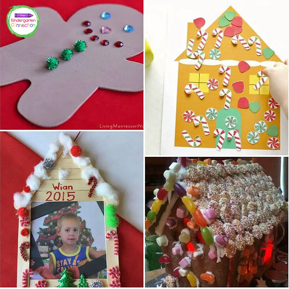 These hands-on gingerbread crafts will be a hit with your kids!
