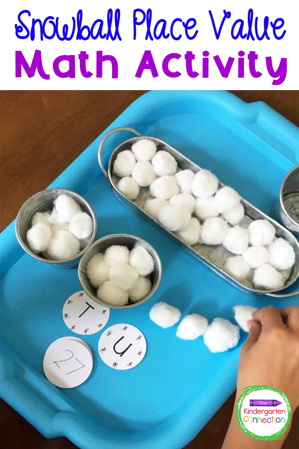 Your students will love practicing place value this winter with this fun and free Snowball Place Value Activity for Kindergarten!