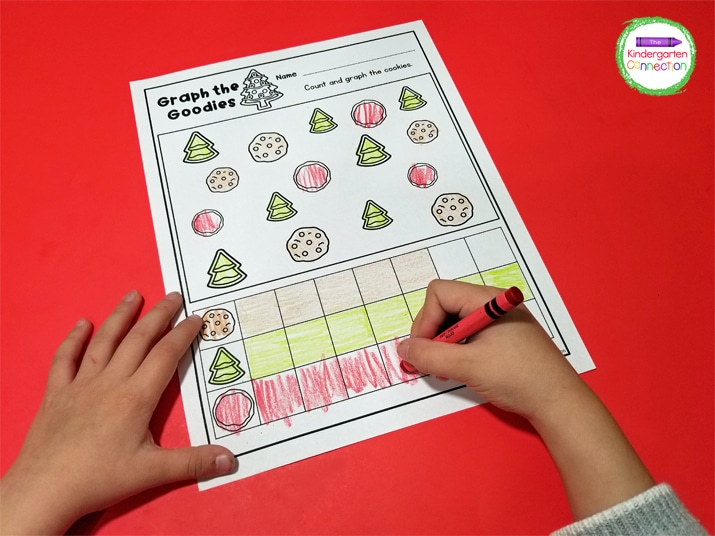 This fun Graph the Goodies math printable will have your students excited to count, color, and graph the yummy cookie treats.