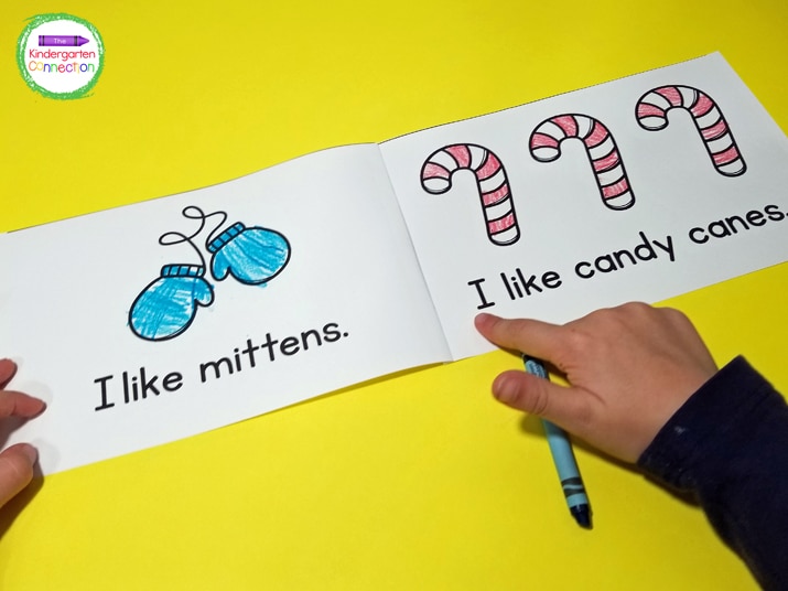This "I Like December" Emergent Reader will be a fan favorite in your classroom because the students get to color and keep their own personal book!