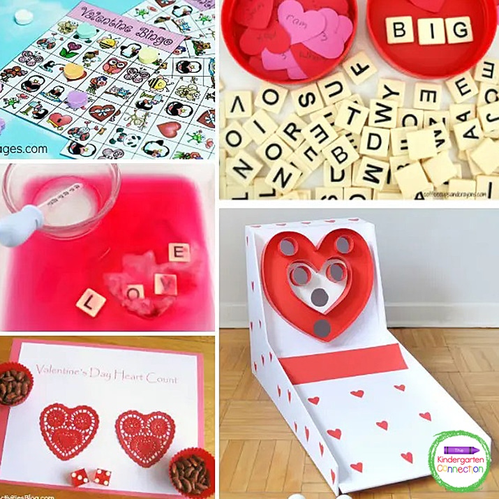 Add these games to your Valentine's Day crafts and activities this month!