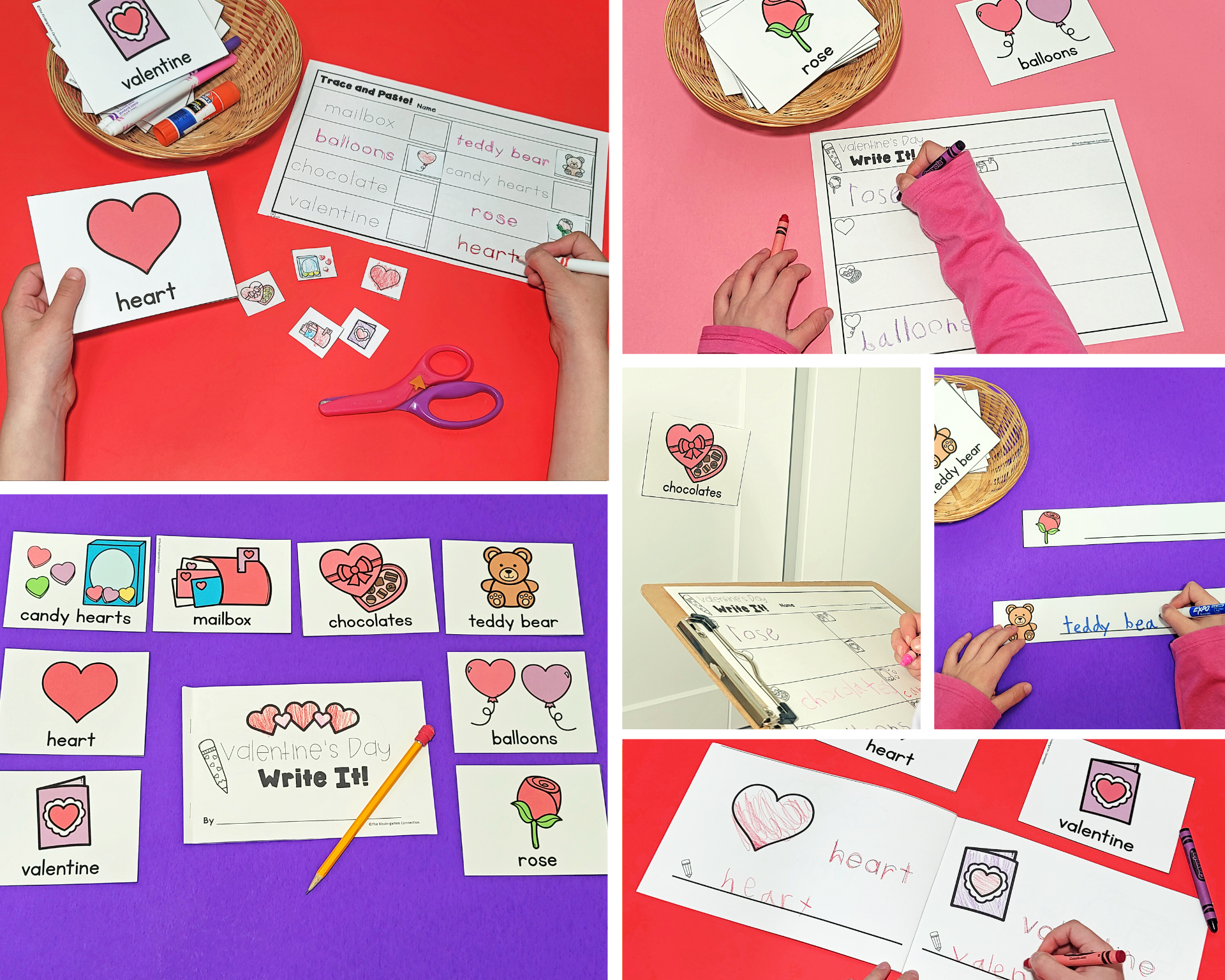 Valentine’s Day Writing Center Activities