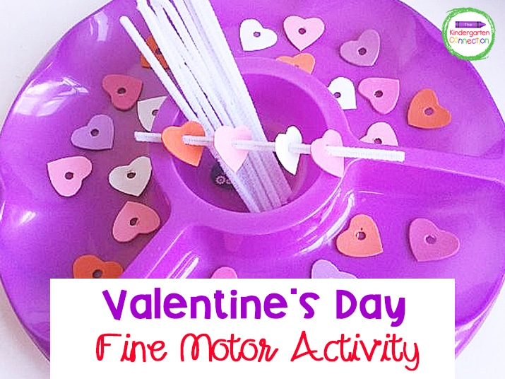 Students will love creating patterns of hearts on the pipe cleaners.
