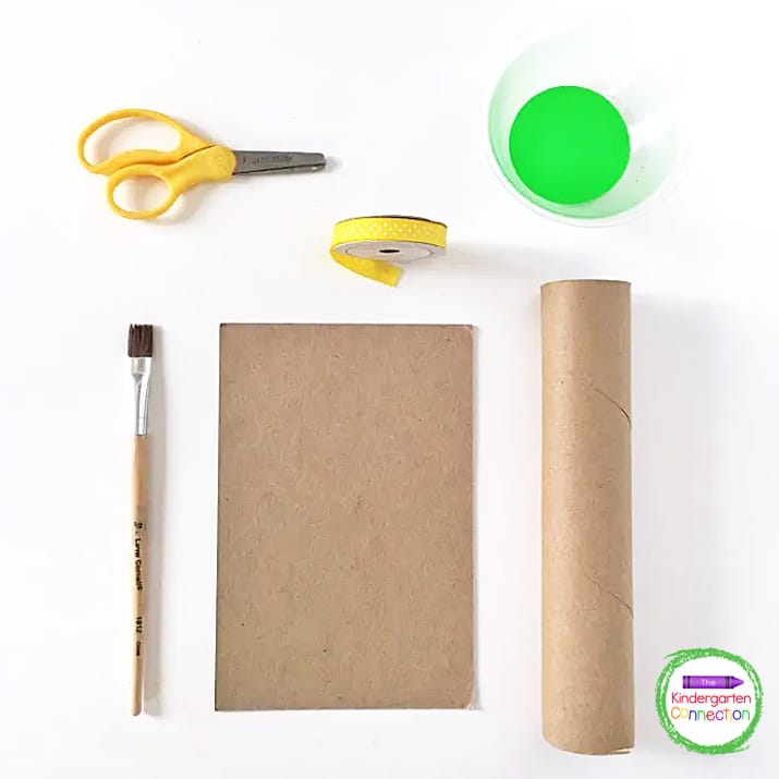 This activity is easy to make with recycled materials like cardboard tubes and cardboard cereal boxes.