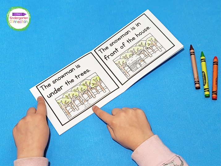 Your students will love hunting for positional words in the mini-books and coloring the fun pictures to make them their own.