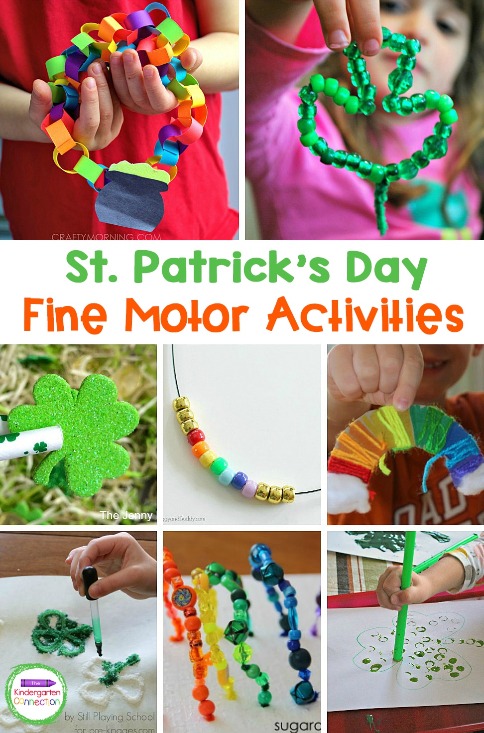Build up fine motor skills and have a blast learning this March with these hands-on and fun St. Patrick's Day fine motor activities for kids!