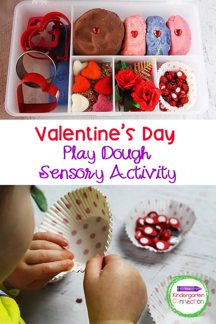This Valentine's Day play dough kit is perfect for the month of February and so fun for use in the classroom or at home!