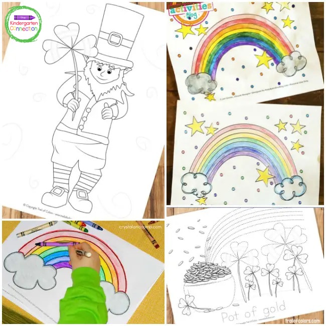 Get creative with these St. Patrick's Day coloring activities!