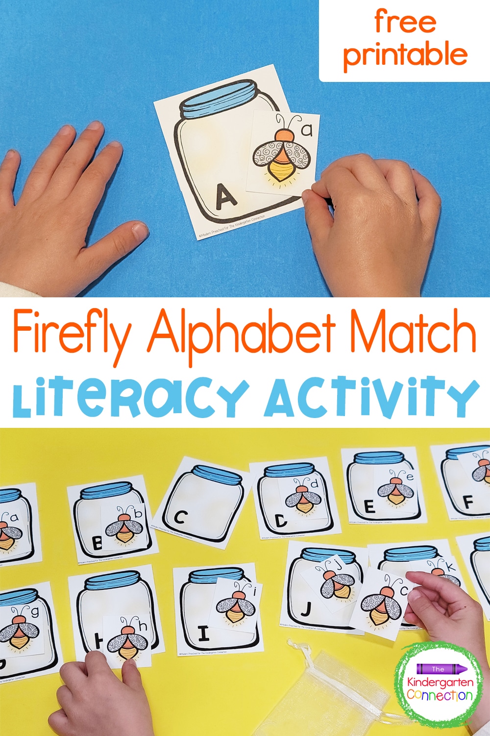 This free Catch a Firefly Alphabet Match is the perfect way to add some firefly fun to your learning activities!
