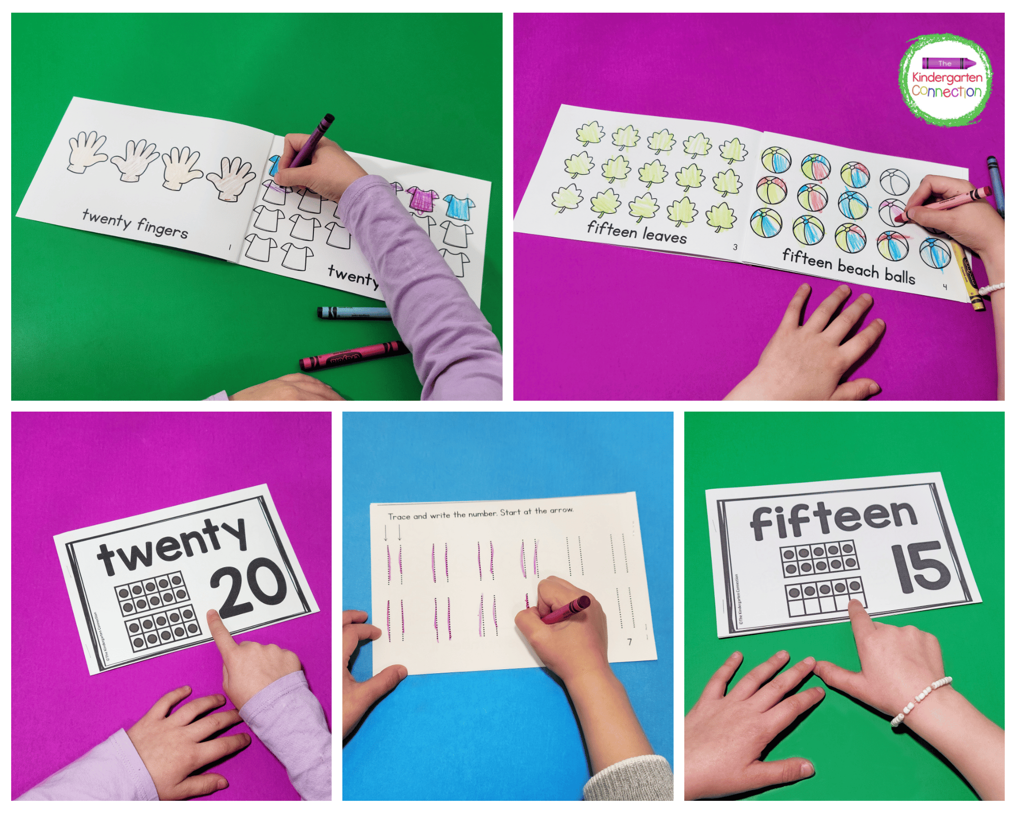 This Teen Number emergent reader pack includes 10 books, each focusing on a specific number 11-20. 