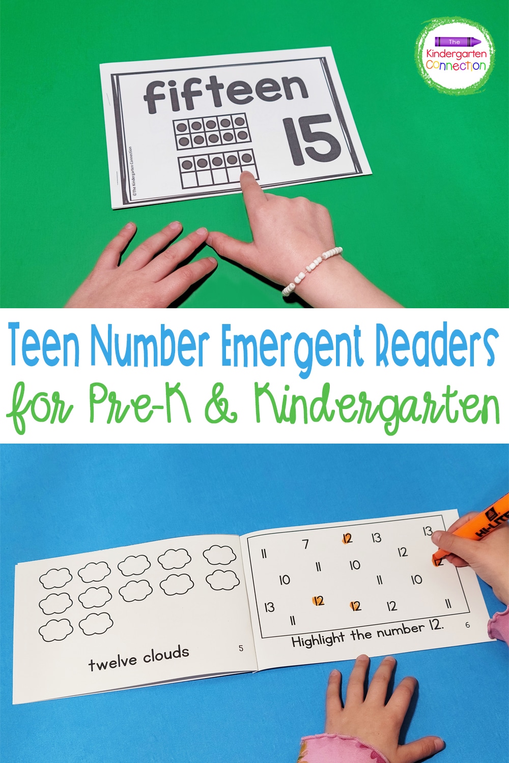 Printable Teen Number Emergent Readers