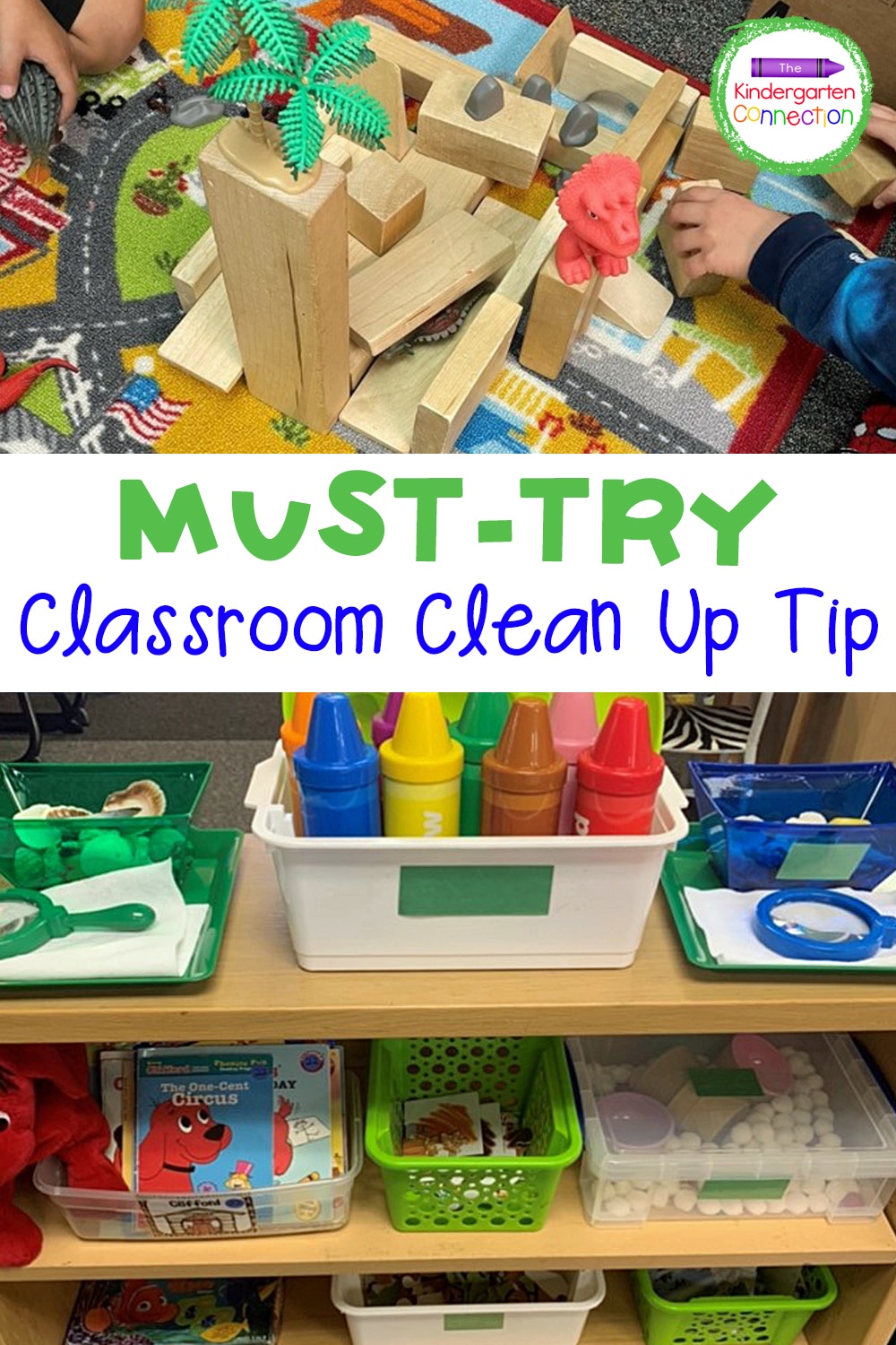 This Must-Try Classroom Clean Up Tip is sure to have you stressing less about the mess while still encouraging tons of learning fun!