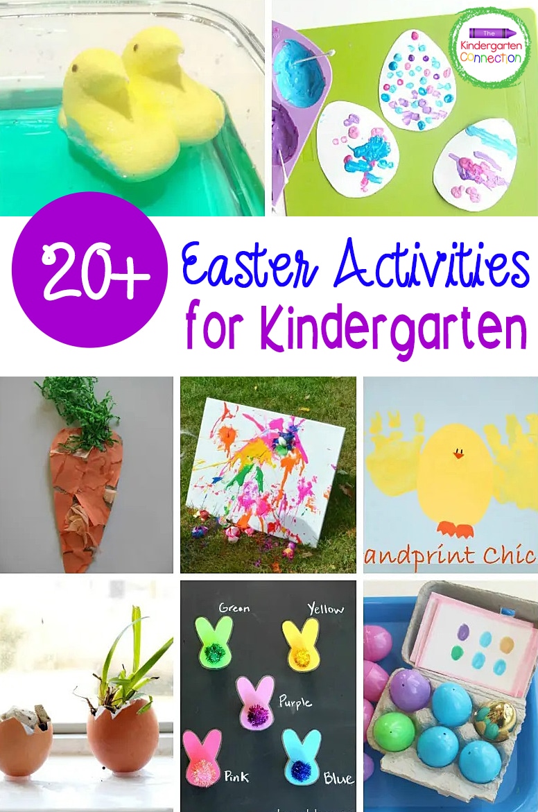 These creative Easter activities for Kindergarten include tons of Easter fun for math, reading, science, fine motor, and more!