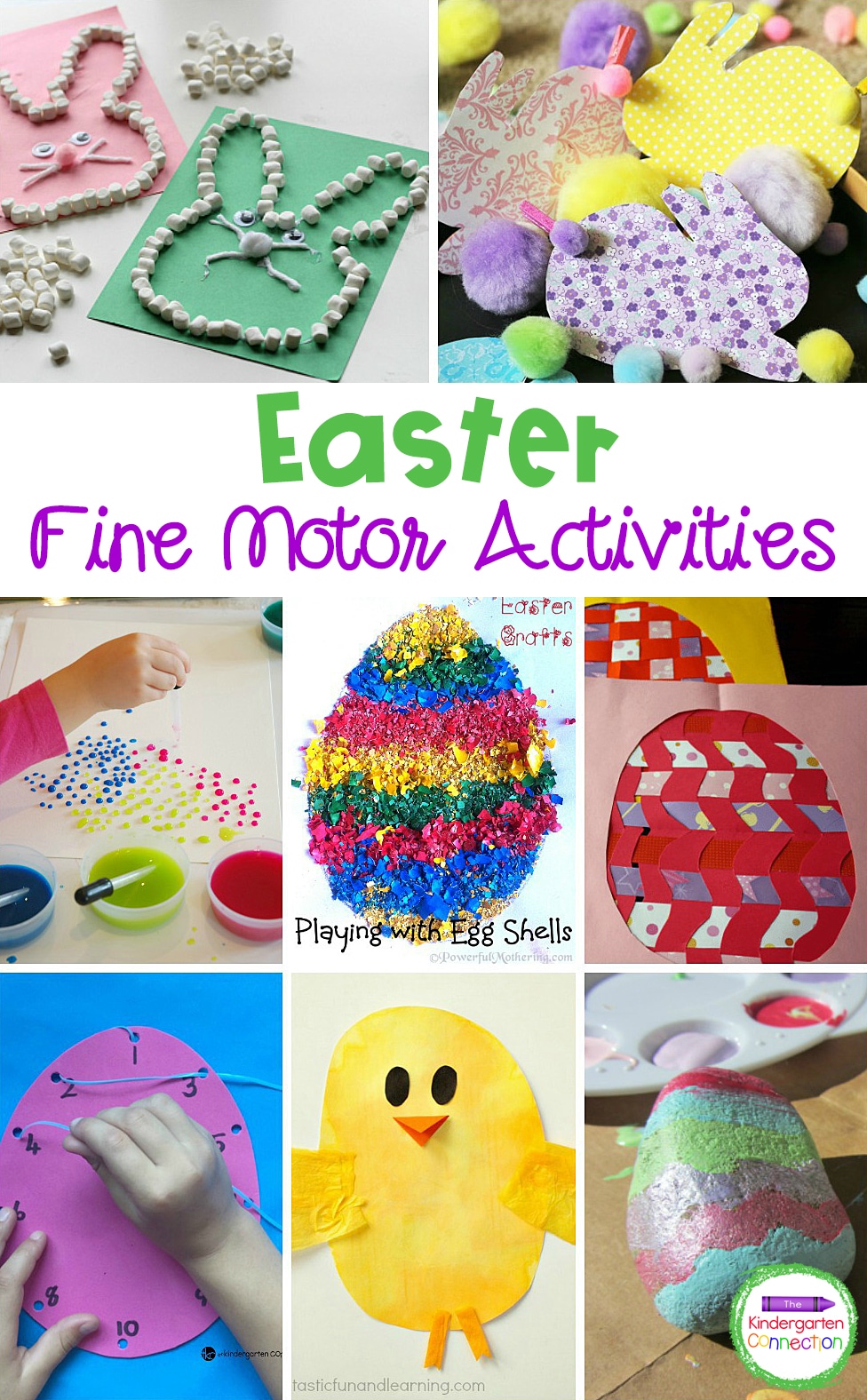 These adorable fine motor Easter activities are perfect for kids who are still working on developing essential fine motor skills!