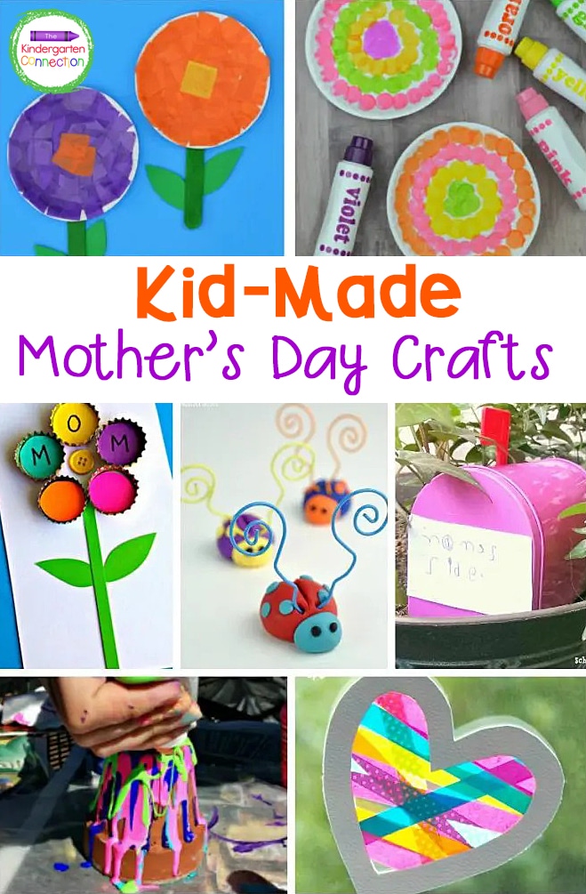 These kid-made Mother's Day crafts are simple but meaningful enough for moms to treasure for years to come!