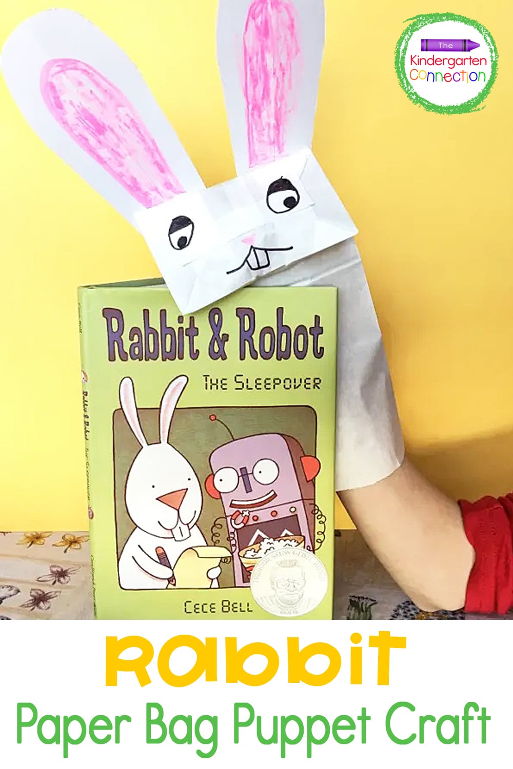 Great for a spring study, make these rabbit paper bag puppets. They pair perfectly with a fun, rabbit read aloud!