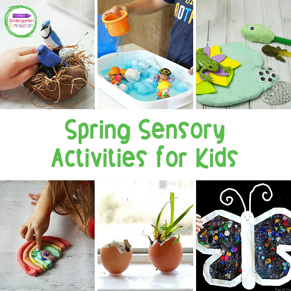 These Spring Sensory Activities are perfect for Pre-K and Kindergarten!