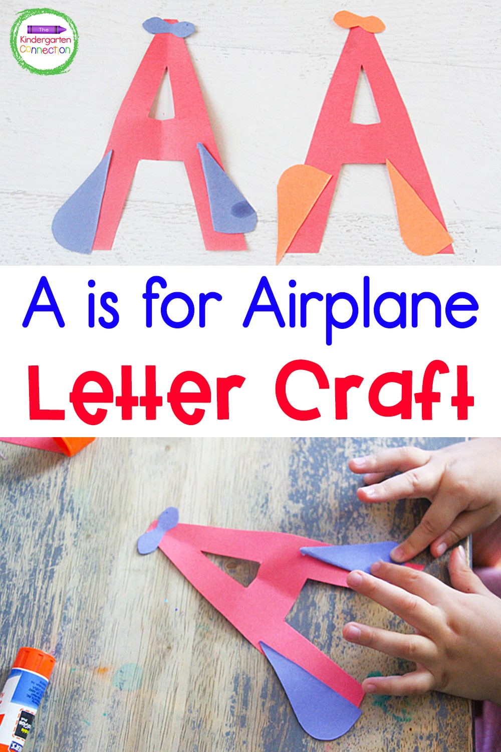 One of my favorite ways to practice letter recognition skills is with letter crafts like this A is for Airplane long vowel letter A craft!