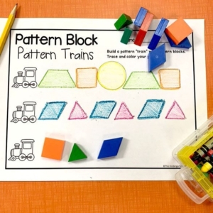 Pattern Block Trains