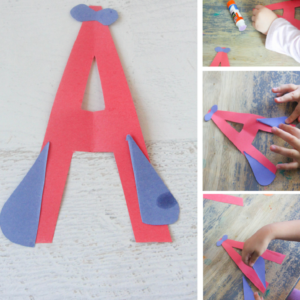 A is for Airplane Letter Craft