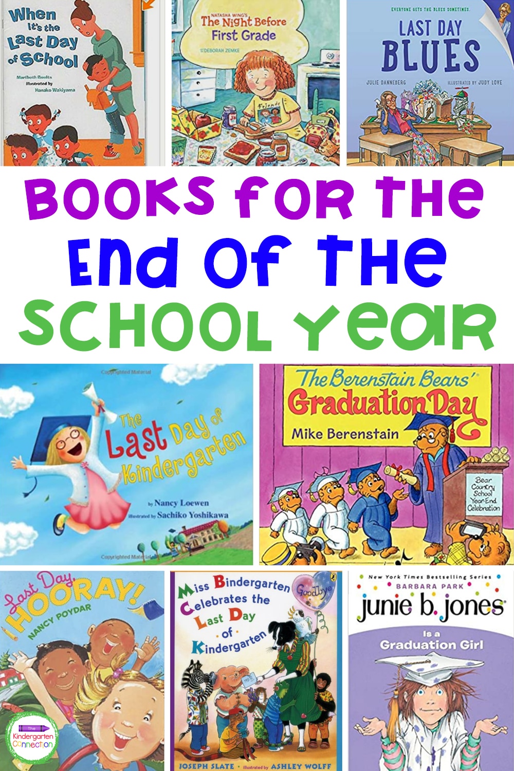Books for the End of the School Year in Kindergarten