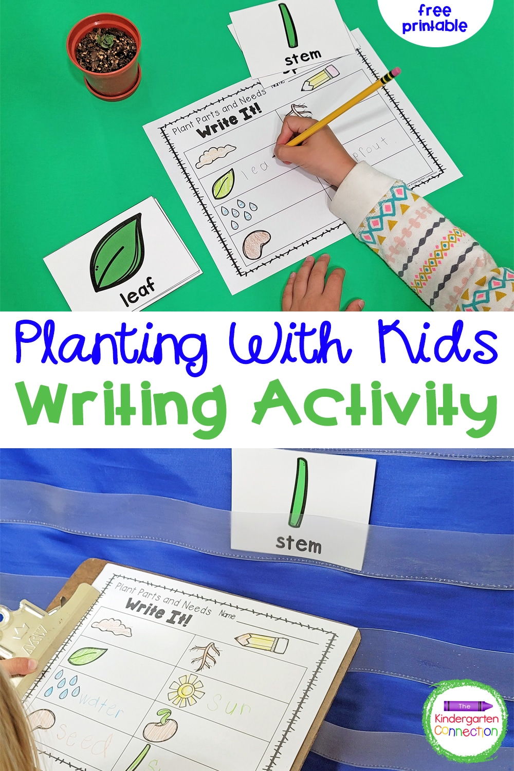 Bring the planting fun into the classroom with this hands-on and free Planting with Kids Writing Activity!