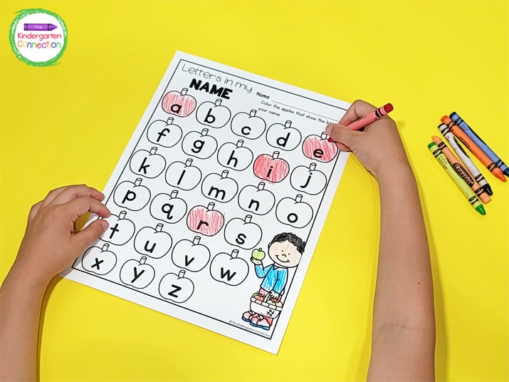 This Letters in My Name activity is an easy and fun way to work on learning the letters in our names.