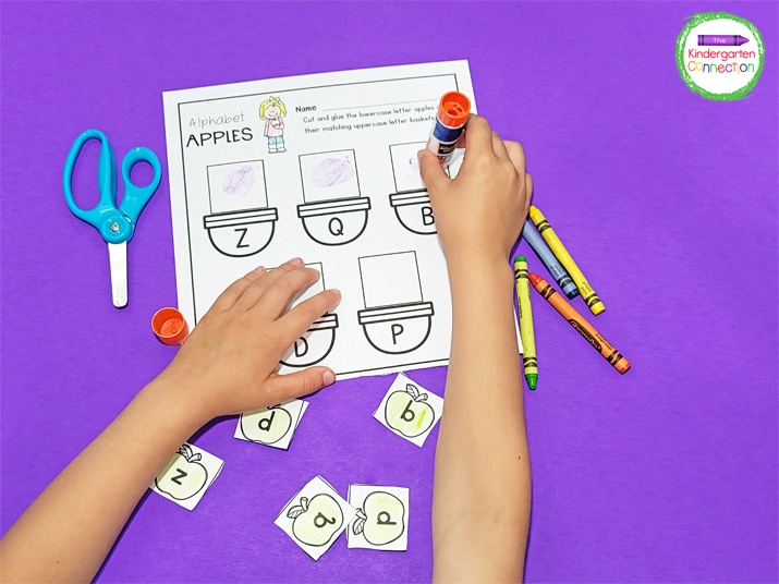 This Alphabet Apples activity will help your students practice letter recognition while also strengthening cutting and pasting skills.