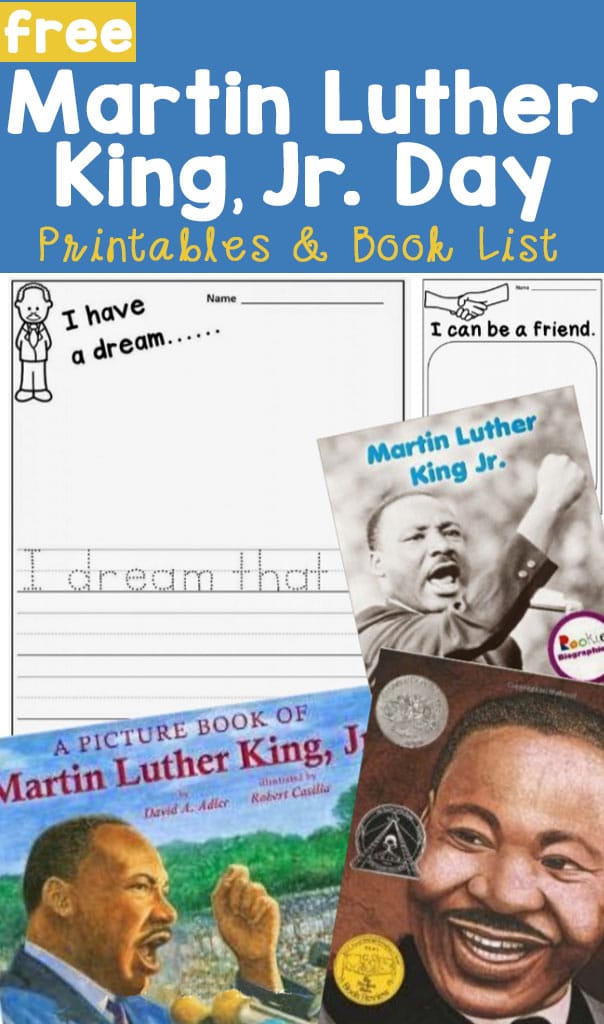 Honor Martin Luther King, Jr. by learning about his life and what he stood for with these MLK read alouds and free printables!