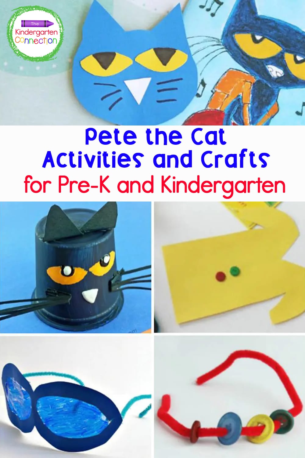 These Pete the Cat activities and crafts are great to pair with some of your favorite Pete books for some hands-on learning fun!