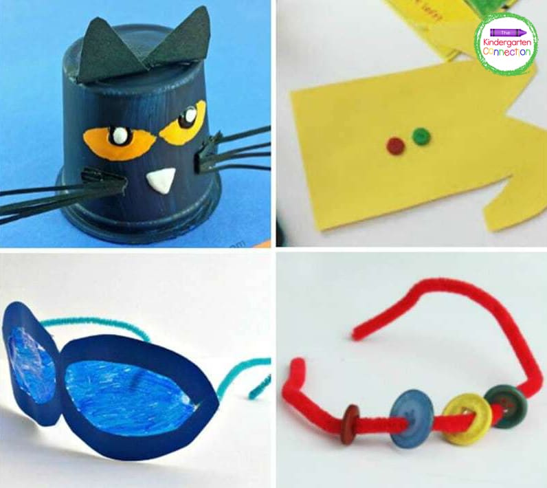 Get crafty with Pete the Cat and try these fun crafts and activities!
