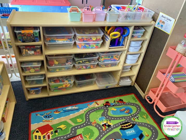 Teach routines early to keep your playful areas organized, consistent, and clearly labeled. 