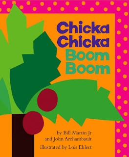 A great book for practicing the alphabet is Chicka Chicka Boom Boom by Bill Martin Jr.