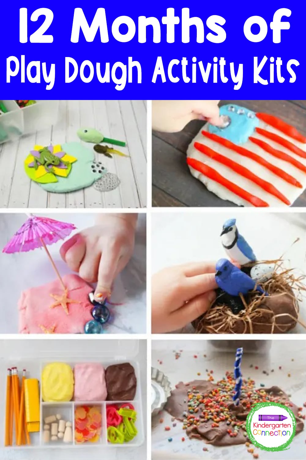 12 Months of Play Dough Activity Kits