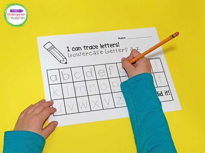 This pack includes alphabet printables for working tracing letters.