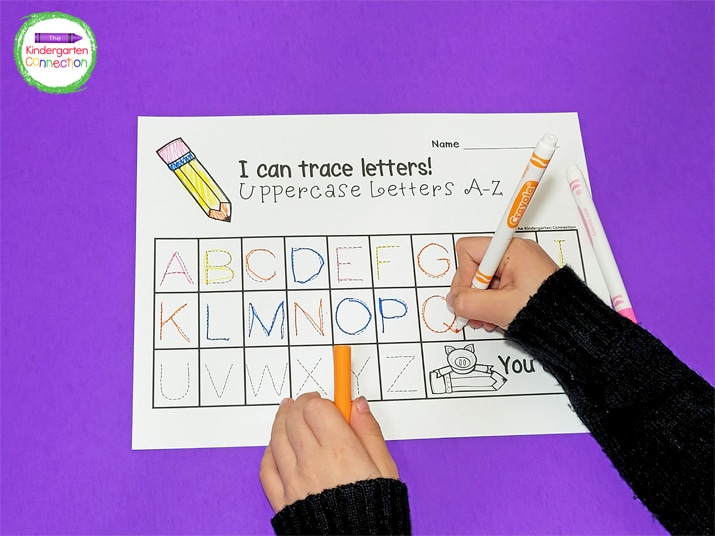 Give your students fun writing tools like skinny markers and they will have a blast practicing letter writing skills!