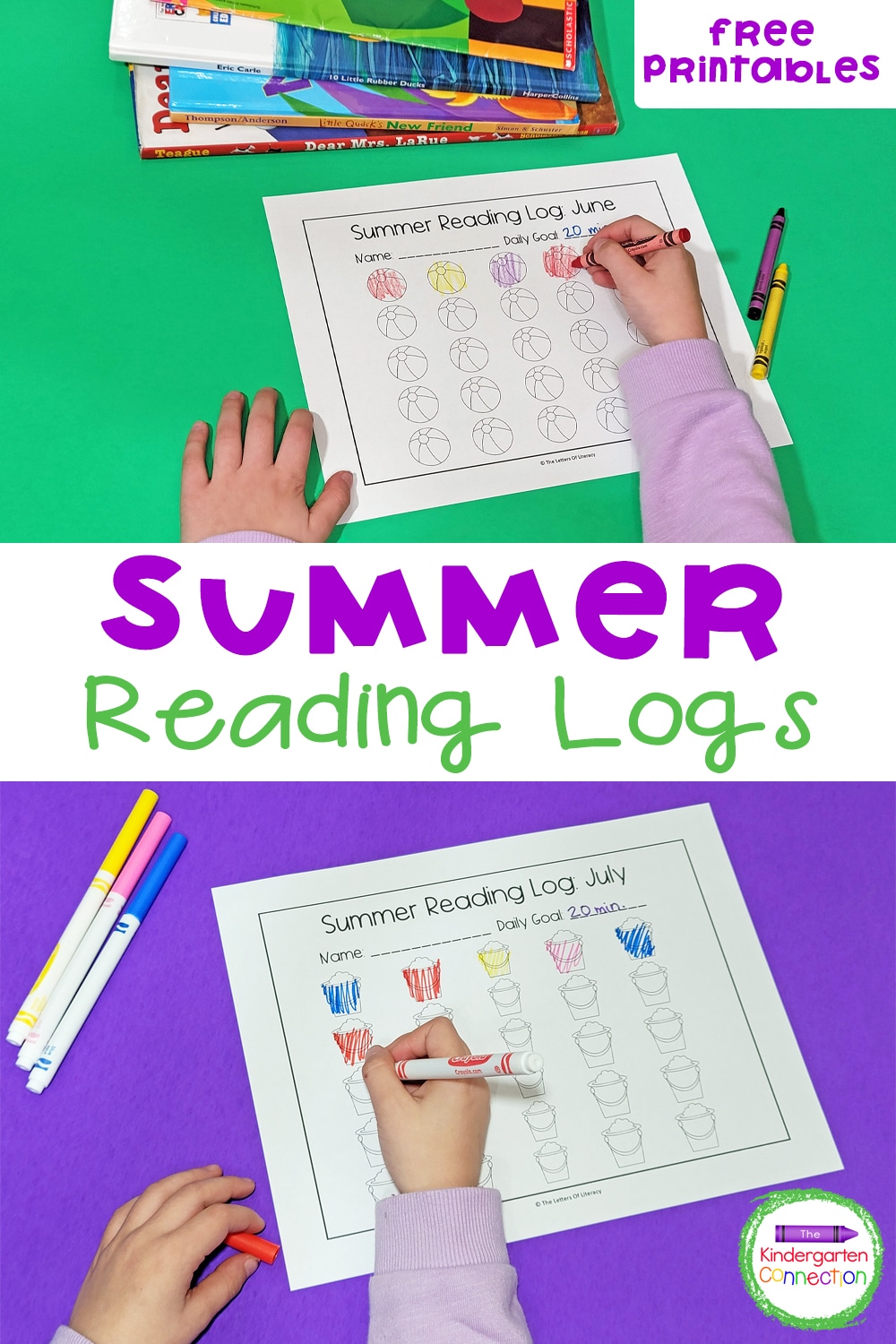 Free Printable Summer Reading Logs