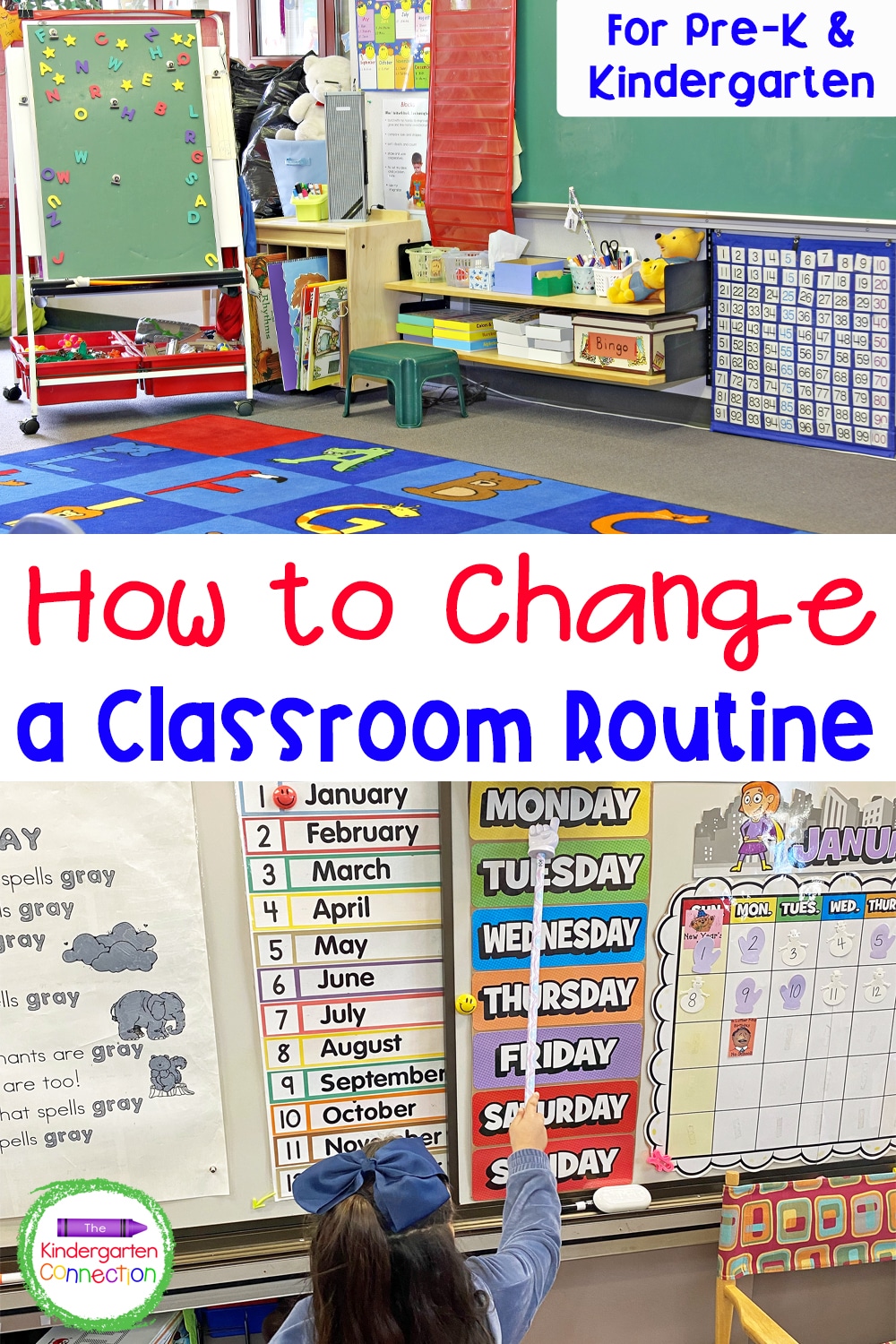 In Pre-K and Kindergarten, routines and consistency are important. Here's how to change a classroom routine to make it even more effective!
