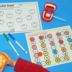 Dentist Dash Alphabet Activity