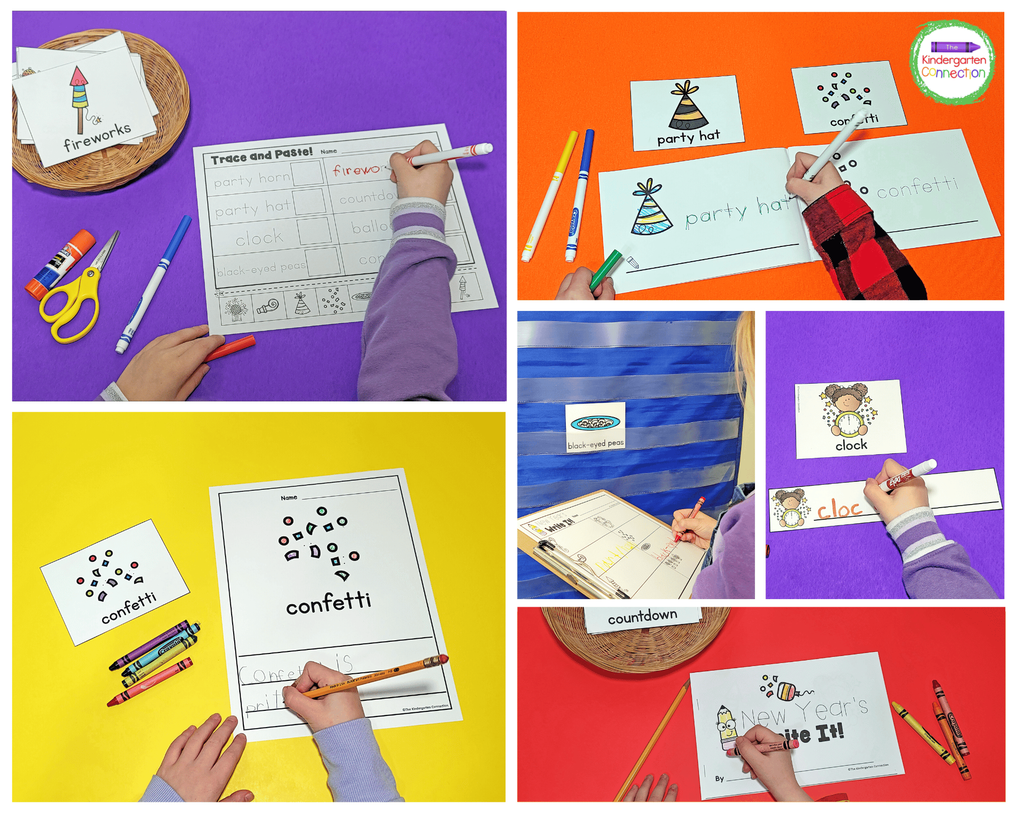 These New Year's writing activities are hands-on, fun, and engaging!
