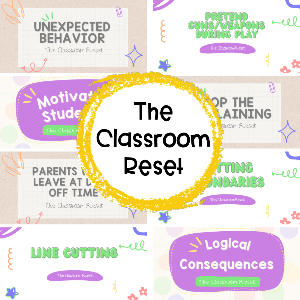 The Classroom Reset is full Pre-K and Kindergarten teaching tips to make your classroom the best early learning environment it can be.