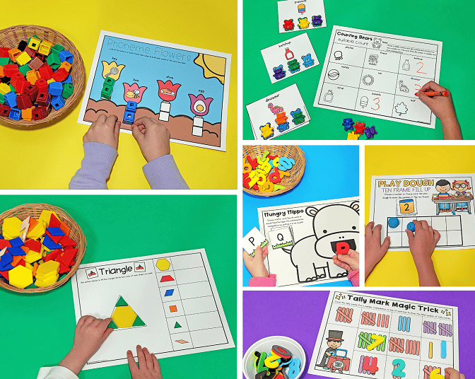 “Play and Learn with Manipulatives” Activities for Pre-K & Kindergarten