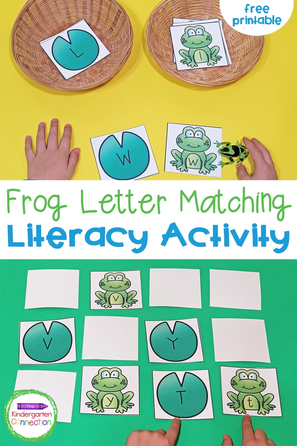 Frog Uppercase and Lowercase Letter Activities