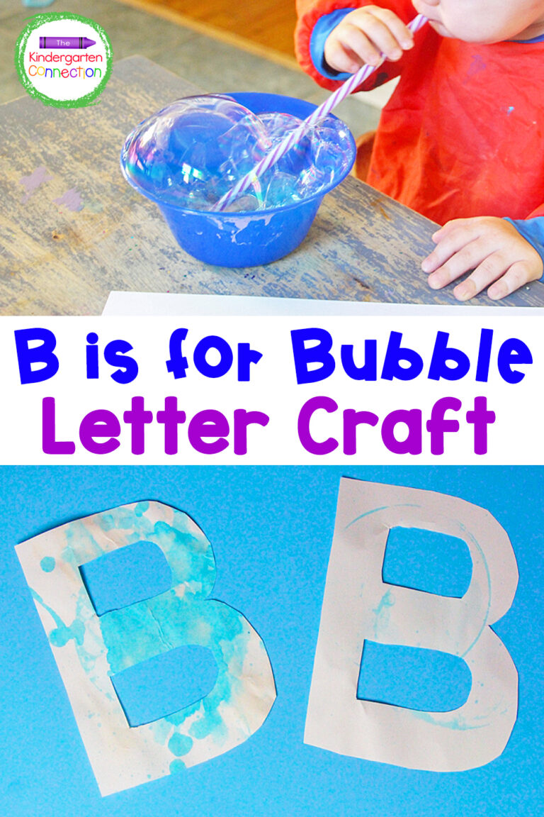 Letter B Craft – B is for Bubble
