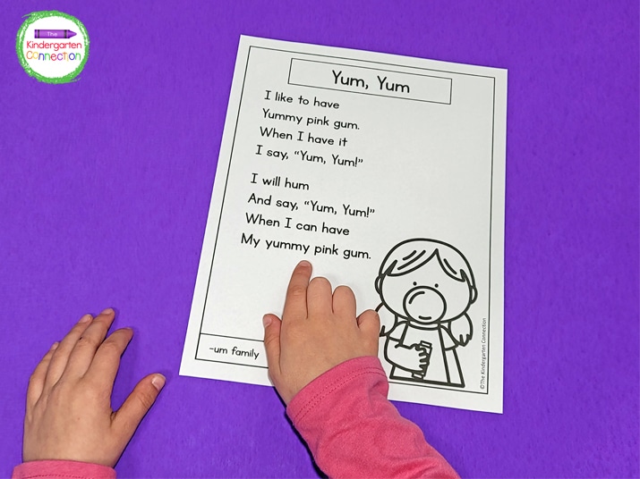 The CVC Phonics Poems pack includes 23 Phonics Poems that are great for beginning readers.