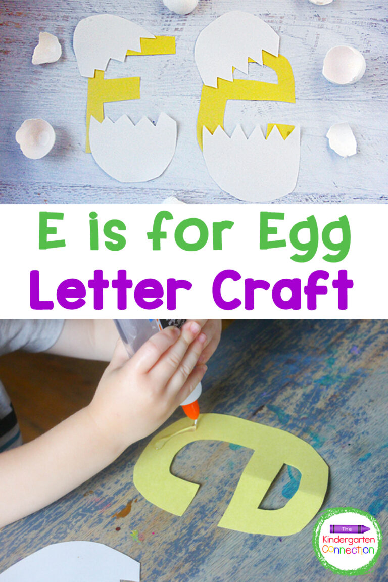 E is for Egg Letter E Craft