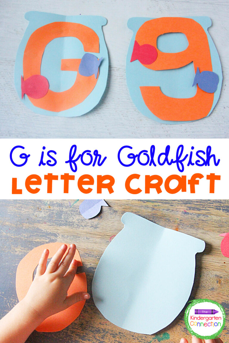 G is for Goldfish Letter G Craft