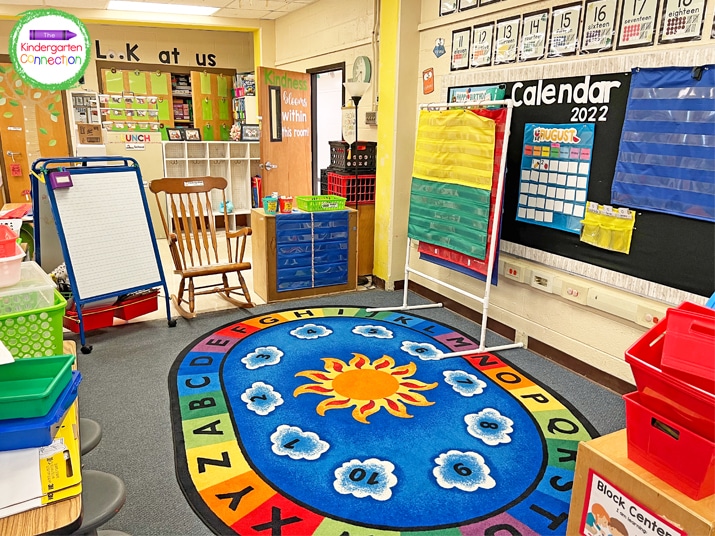 A simple chant can help students to wrap up tasks and meet at the carpet.
