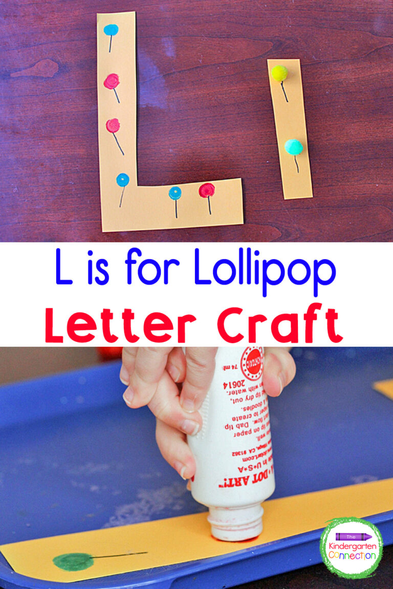 L is for Lollipop Letter L Craft