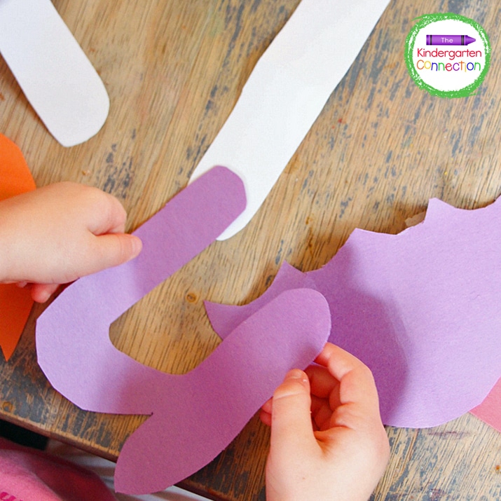 This U is for Umbrella Kindergarten Letter U Craft is so fun for learning letters and sounds in a hands-on, engaging way!